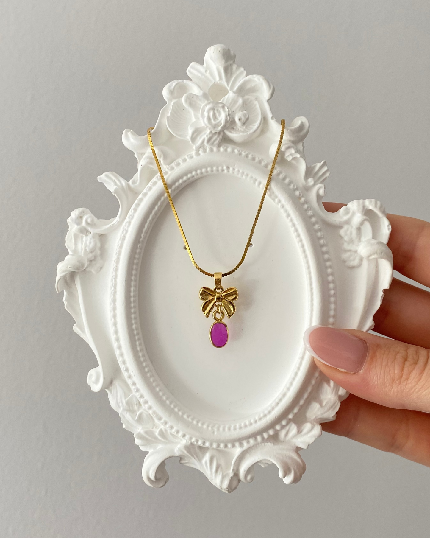 Naszyjnik Aurora z rubinem