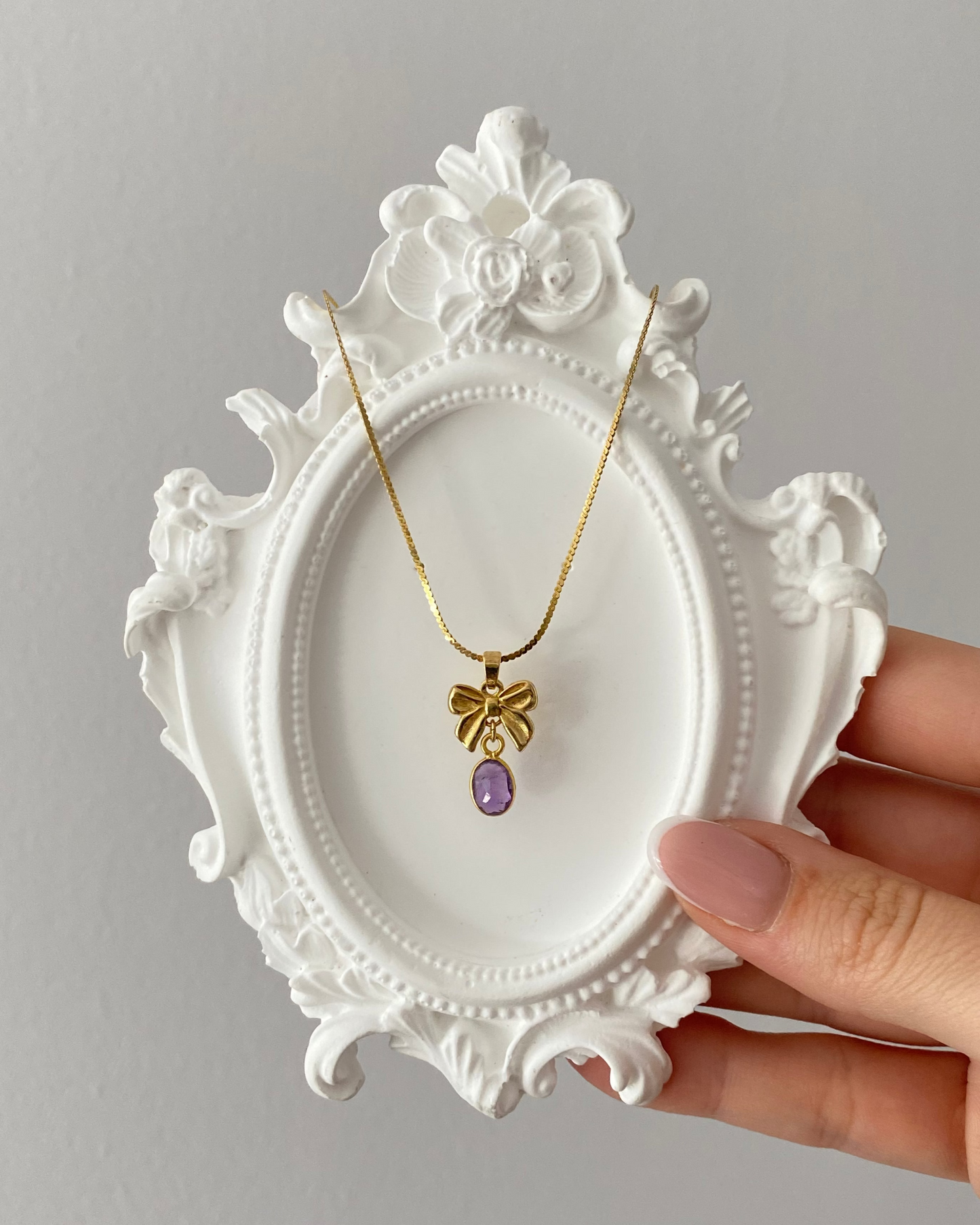 Naszyjnik Rapunzel z ametrynem