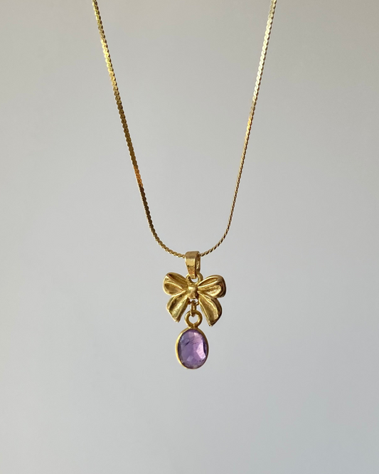 Naszyjnik Rapunzel z ametrynem