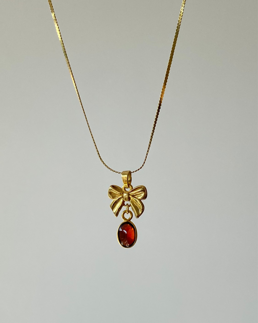 Naszyjnik Snow White z granatem