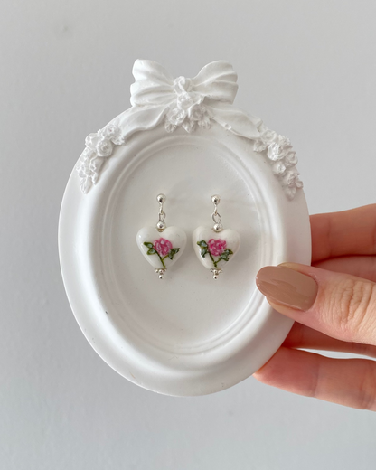 Kolczyki Shabby Rose