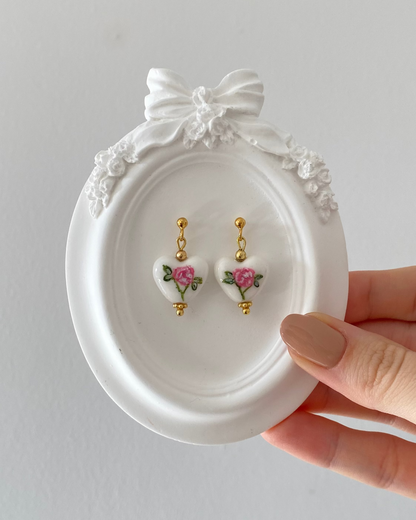 Kolczyki Shabby Rose