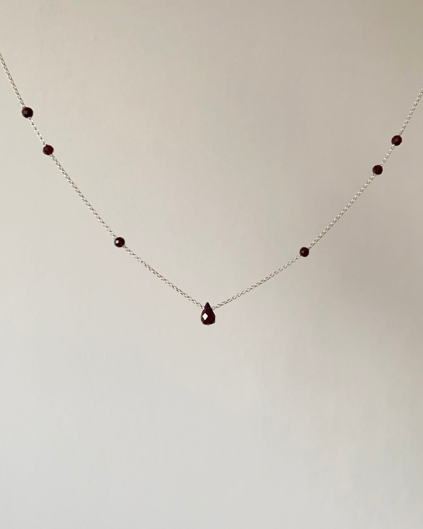 Naszyjnik Garnet Teardrop I