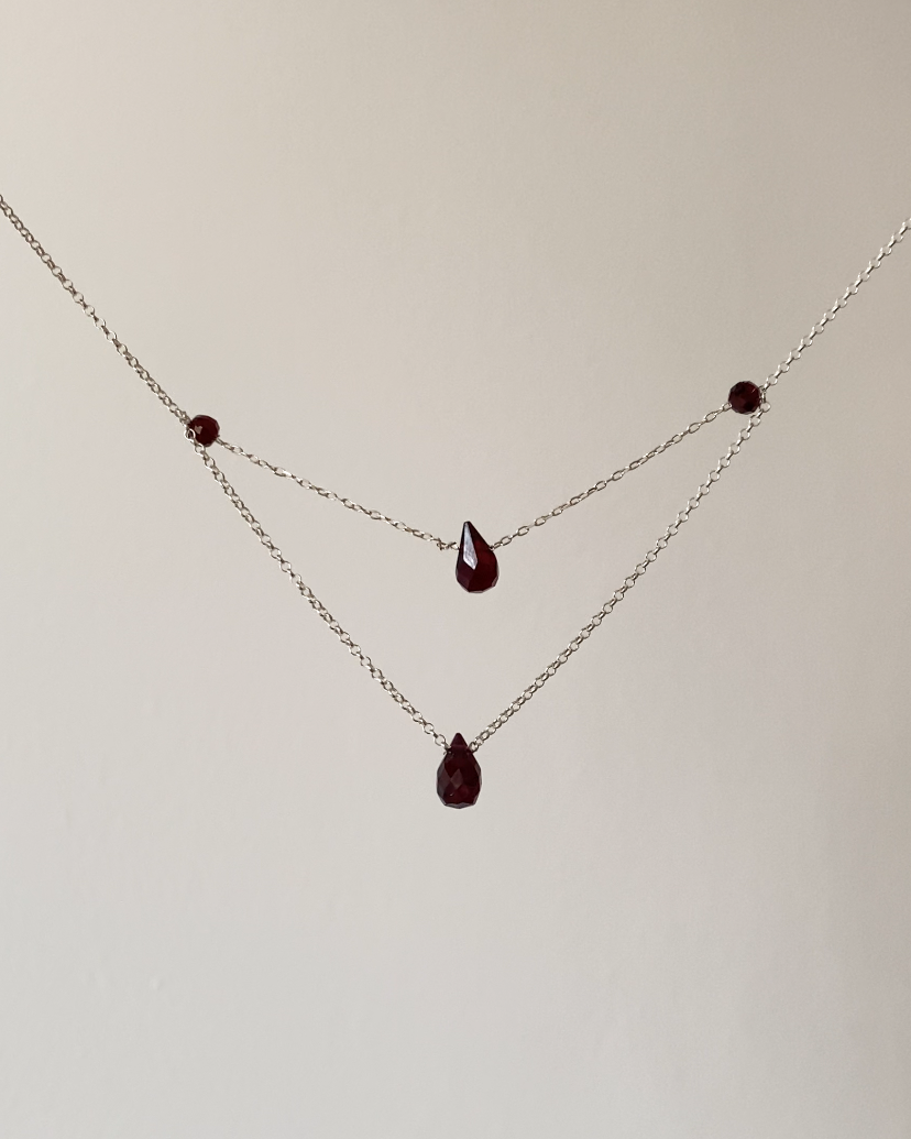 Naszyjnik Garnet Teardrop II