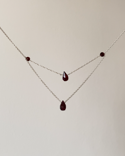 Naszyjnik Garnet Teardrop II