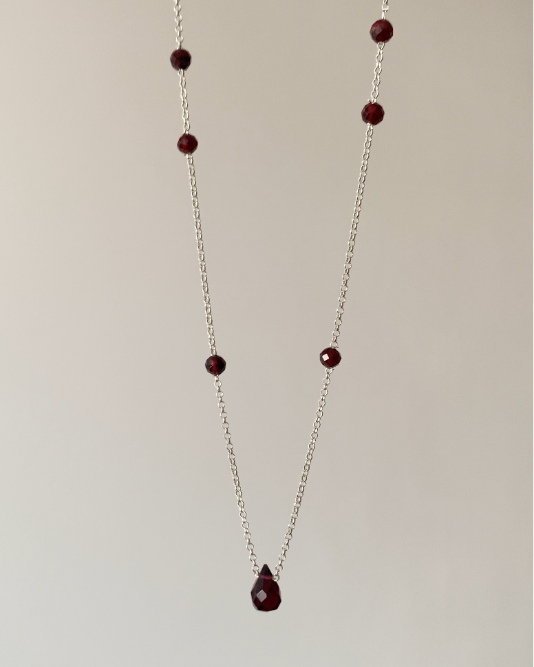 Naszyjnik Garnet Teardrop I
