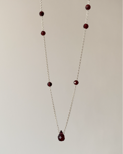 Naszyjnik Garnet Teardrop I