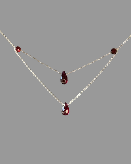Naszyjnik Garnet Teardrop II