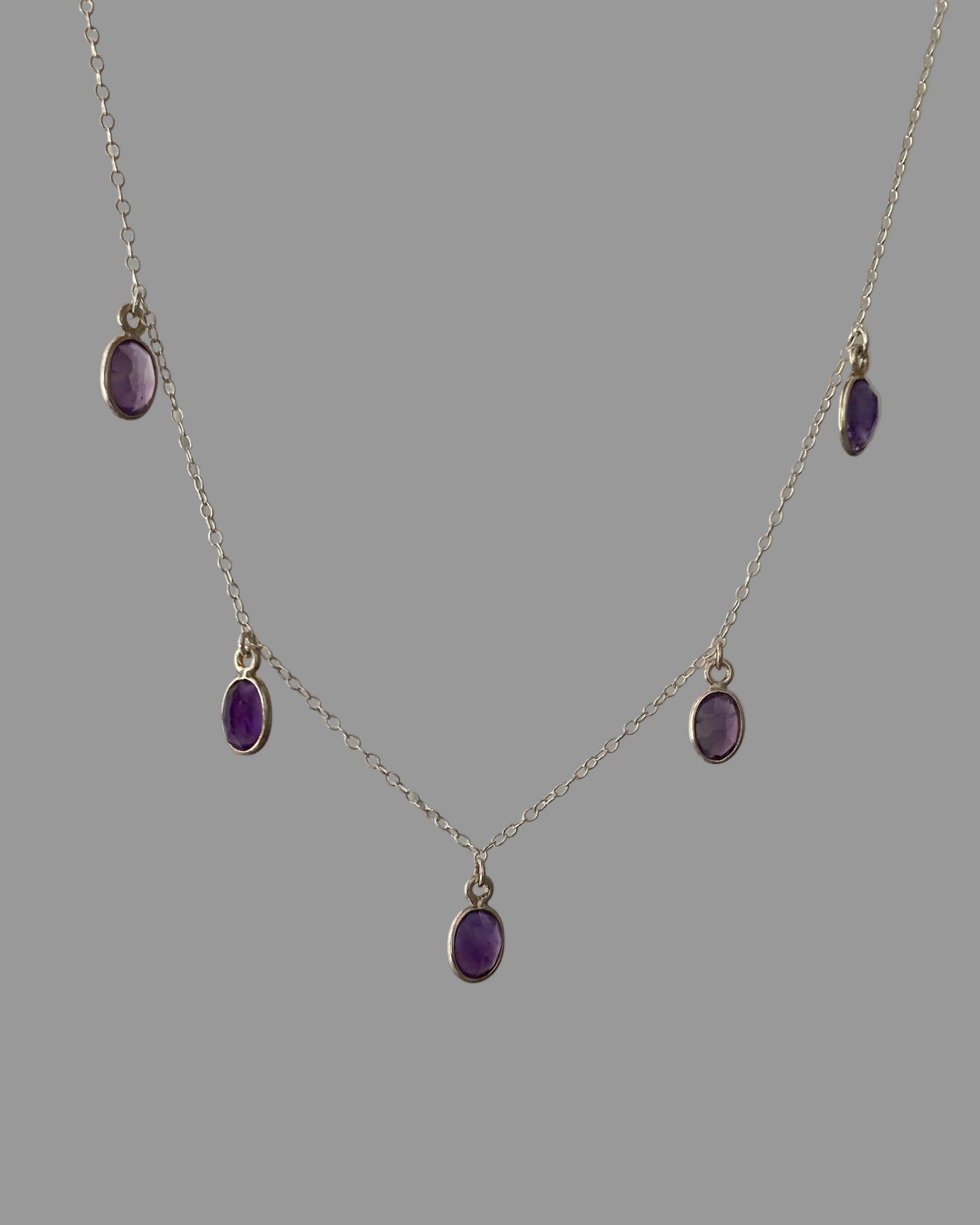 Naszyjnik Ametrine - srebro 925