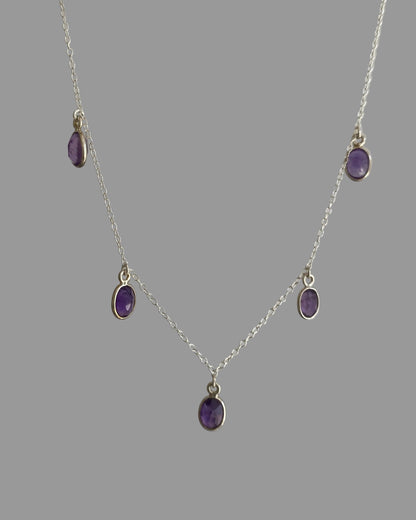 Naszyjnik Ametrine - srebro 925